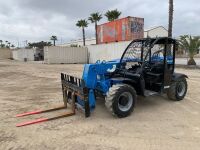 2019 GENIE GTH5519 ROUGH TERRAIN REACH FORKLIFT, 5,500#, 19' reach, 2-stage, 4x4x4, diesel, canopy, 1,322 hours indicated. s/n:GTH55M-10977