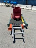 PLASTIC CART, PALLET RACKING, EXTENSION LADDER. --(LOCATED IN COLTON, CA)-- - 2