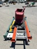 PLASTIC CART, PALLET RACKING, EXTENSION LADDER. --(LOCATED IN COLTON, CA)-- - 3
