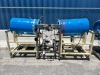 APPROX. (4) 50 GALLON DRUMS ON CARTS W/MOTORS AND PUMPS --(LOCATED IN COLTON, CA)-- - 4