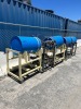 APPROX. (4) 50 GALLON DRUMS ON CARTS W/MOTORS AND PUMPS --(LOCATED IN COLTON, CA)-- - 5