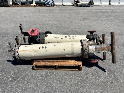 APPROX. (2) AERCO WWDW45 HELITHERM DOUBLE-WALL HEAT EXCHANGER WATER HEATERS, 250psi --(LOCATED IN COLTON, CA)--