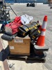 APPROX. (2) BALLOON LIGHTS, TRAFFIC CONES, ANGLE GRINDER, CORD PROTECTOR --(LOCATED IN COLTON, CA)-- - 4