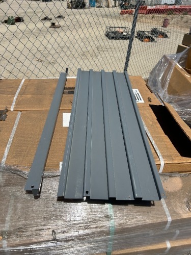 PALLET OF CORRUGATED STEEL DECKING. --(LOCATED IN COLTON, CA)--