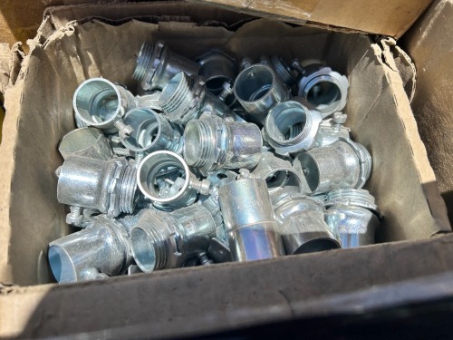 PALLET OF ASST. ELECTRICAL FITTINGS. --(LOCATED IN COLTON, CA)--