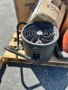 PALLET OF TITUS CEILING DIFFUSERS, TRAFFIC CONES, HIGH VOLUME FAN, 
APPROX. (2) AUTOMOBILE SEATS. --(LOCATED IN COLTON, CA)-- - 4