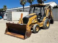2004 CATERPILLAR 420D LOADER BACKHOE, 4-in-1 bucket, 4x4, canopy, extension hoe, rear aux hydraulics, rear q/c. s/n:CAT0420DPFDP15279
