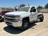 2016 CHEVROLET SILVERADO 2500HD CAB & CHASSIS, 6.0L gasoline, automatic, a/c, pw, pdl, pm, tow package. s/n:1GB0CUEG0GZ157624