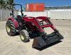 2020 YANMAR YT347 UTILITY TRACTOR, 3cyl 47hp diesel, gp bucket, front loader attachment, pto, 3-point hitch, 4x4, 554 hours indicated. s/n:YMJS0005VKF100483 --(DOES NOT RUN)-- --(LOCATED IN COLTON, CA)-- - 2