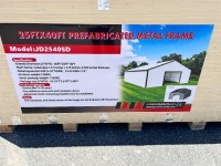 JD2540SD 25'X40' METAL WAREHOUSE SHED --(LOCATED IN COLTON, CA)--