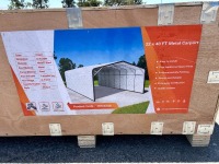 JDC2240 22'X40' DUAL CARPORT --(LOCATED IN COLTON, CA)--