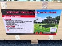 JDC2240S 22'X40' STEEL CARPORT --(LOCATED IN COLTON, CA)--