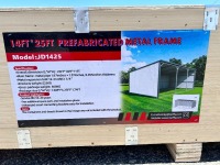 JD1425 14'X25' LIVESTOCK METAL SHED --(LOCATED IN COLTON, CA)--