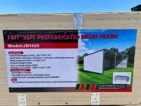 JD1425 14'X25' LIVESTOCK METAL SHED --(LOCATED IN COLTON, CA)--