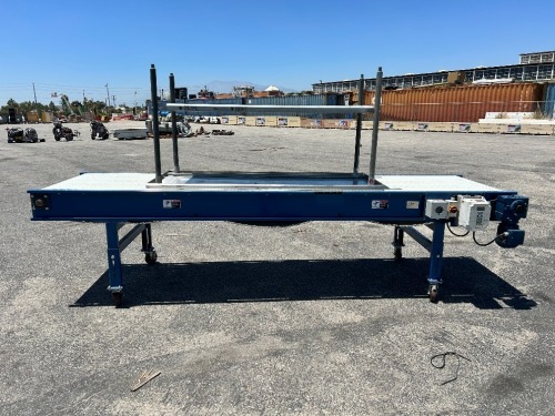 BASTIAN CONVEYOR TABLE. s/n:1540129, 6'X30"X35" STAINLESS STEEL WORK TABLE --(LOCATED IN COLTON, CA)--
