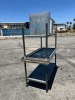 APPROX. (2) 6'X30"X35" STAINLESS STEEL WORK TABLES, 2'X2'X32" STAINLESS STEEL TABLE --(LOCATED IN COLTON, CA)-- - 3