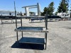 APPROX. (2) 6'X30"X35" STAINLESS STEEL WORK TABLES, 2'X2'X32" STAINLESS STEEL TABLE --(LOCATED IN COLTON, CA)-- - 4