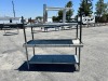 APPROX. (2) 6'X30"X35" STAINLESS STEEL WORK TABLES, 2'X2'X32" STAINLESS STEEL TABLE --(LOCATED IN COLTON, CA)-- - 4