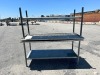 APPROX. (2) 6'X30"X35" STAINLESS STEEL WORK TABLES --(LOCATED IN COLTON, CA)--