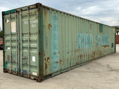 40' HIGH CUBE CARGO CONTAINER. s/n:KSCF64144 --(LOCATED IN COLTON, CA)--