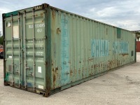 40' HIGH CUBE CARGO CONTAINER. s/n:KSCF64144 --(LOCATED IN COLTON, CA)--