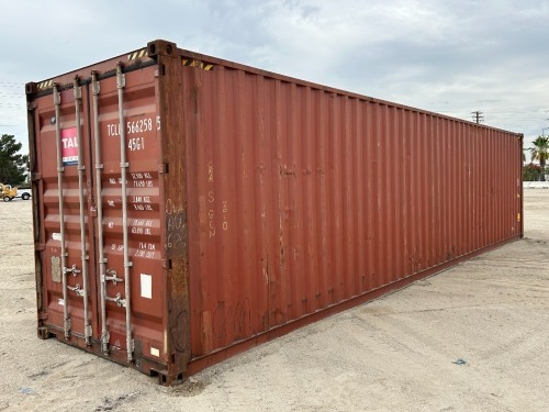 40' HIGH CUBE CARGO CONTAINER. s/n:XCMC40278743 --(LOCATED IN COLTON, CA)--