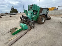 2018 JCB 51456F ROUGH TERRAIN REACH FORKLIFT, 14,000#, 56' reach, tilt carriage, 4-stage, outriggers, 4x4x4, tilt, diesel, cab w/air & heat, foam filled tires. s/n:JCB5CJ2GKJ2754430 --(DOES NOT RUN)-- --(LOCATED IN COLTON, CA)--