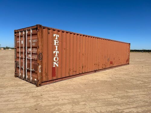 40' HIGH CUBE CARGO CONTAINER. s/n:ZCMC25201157 --(LOCATED IN MADERA, CA)--