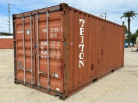 20' CARGO CONTAINER. s/n:JTTNC081602--(LOCATED IN COLTON, CA)--