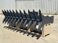 2026 TOFT 72" ROOT RAKE ATTACHMENT, fits excavator. s/n:TWOR2610985