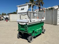 2018 JLG 2646ES SCISSORLIFT, electric, 26' lift, extendable platform, 335 hours indicated. s/n:M200020269