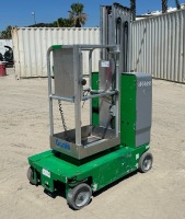 2017 GENIE GR20 PERSONNEL LIFT, electric, 20' lift, 293 hours indicated. s/n:GRP-50427