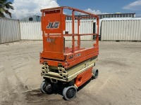 2018 JLG 1930ES SCISSORLIFT, electric, 19' lift, extendable platform, 402 hours indicated. s/n:M200023749 --(DOES NOT RUN)-- --(LOCATED IN COLTON, CA)--