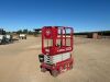 2019 MEC 1330SE SCISSORLIFT, electric, 13' lift, extendable platform. s/n:16304615 --(LOCATED IN MADERA, CA)--