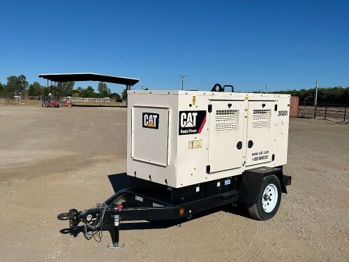2021 CATERPILLAR XQ60 GENERATOR, 48kw, diesel, portable. s/n:CAT0XQ60PCF900982; Trailer s/n:7KUBB1316MJ090195 --(LOCATED IN MADERA, CA)--