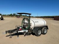 2021 WYLIE EXP-500L-S 500 GALLON WATER TRAILER, Honda GX120 gasoline, 2" pump, rear spray bar. s/n:075782; Trailer s/n:5VUTW1322MP001130 --(LOCATED IN MADERA, CA)--
