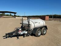 2021 WYLIE EXP-500L-S 500 GALLON WATER TRAILER, Honda GX120 gasoline, 2" pump, rear spray bar. s/n:075824; Trailer s/n:5VUTW1324MP001128 --(LOCATED IN MADERA, CA)--