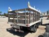 2017 FORD F550 FLATBED TRUCK, 6.8L gasoline, automatic, 12' flatbed, 3' stake sides, pipe rack. s/n:1FDUF5GYXHEE14535 --(DEALER, DISMANTLER, OUT OF STATE BUYER, OFF-HIGHWAY USE ONLY)-- --(LOCATED IN COLTON, CA)-- - 3