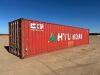 40' HIGH CUBE CARGO CONTAINER. s/n:CXLC1070363--(LOCATED IN MADERA, CA)--