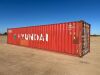 40' HIGH CUBE CARGO CONTAINER. s/n:CXLC1070363--(LOCATED IN MADERA, CA)-- - 2