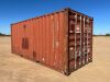 20' CARGO CONTAINER. s/n:QDCM07A23930 --(LOCATED IN MADERA, CA)-- - 2