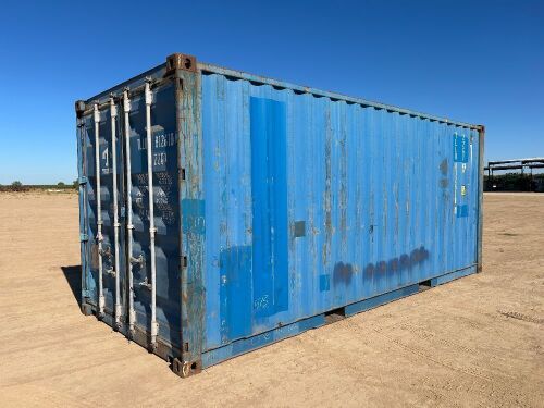 20' CARGO CONTAINER. s/n:TP750092 --(LOCATED IN MADERA, CA)--
