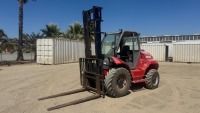 2016 MANITOU M30-4 ROUGH TERRAIN FORKLIFT, 6,000#, 120" mast, 2-stage, 177" lift, sideshift, 4x4, diesel, canopy. s/n:634006