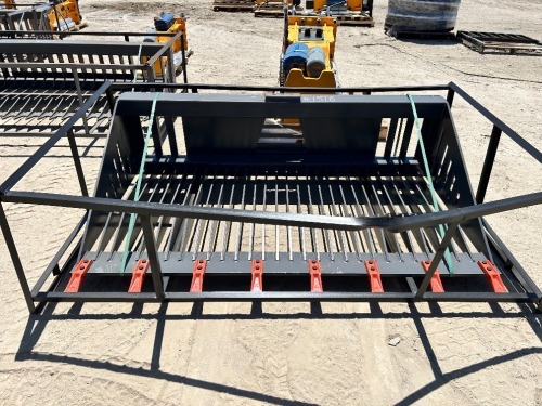 2026 TOFT HSSB-74 74" GRID BUCKET, fits skidsteer. s/n:HSSB2601083 --(LOCATED IN COLTON, CA)--