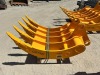 2026 TOFT 08R 42" RAKE ATTACHMENT, fits Cat 320 excavator. s/n:TOFTER25123008 --(LOCATED IN COLTON, CA)-- - 2