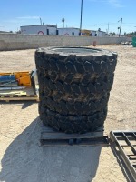 PALLET OF APPROX. (4) REACH LIFT TIRES. --(LOCATED IN COLTON, CA)--