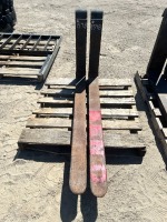 SET OF 4' FORKS --(LOCATED IN COLTON, CA)--