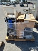 PALLET OF DOOR LOCKS, FERTILIZER SPRAYER, STORAGE COMPARTMENTS. --(LOCATED IN COLTON, CA)-- - 5