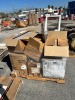 PALLET OF DOOR LOCKS, FERTILIZER SPRAYER, STORAGE COMPARTMENTS. --(LOCATED IN COLTON, CA)-- - 6