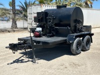 WIKEL 550 GALLON SEAL TANK TRAILER, gasoline, pintle hitch. s/n:CA849320